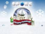 Новогодние обои SPORE
